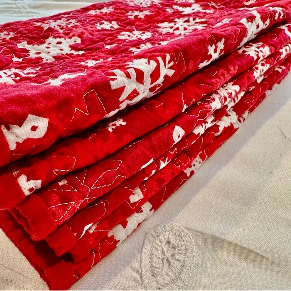 Placemats set of 6 handmade qiulted reversible Placemats - Picture 7 of 7